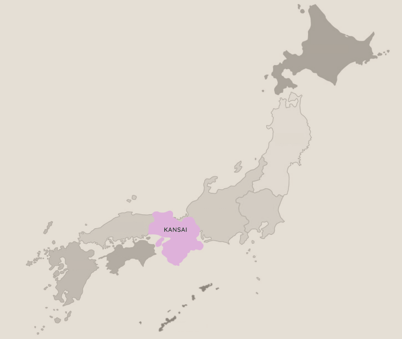 map of kansai